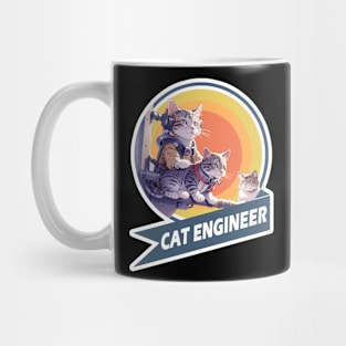 Cat Engineer Mug